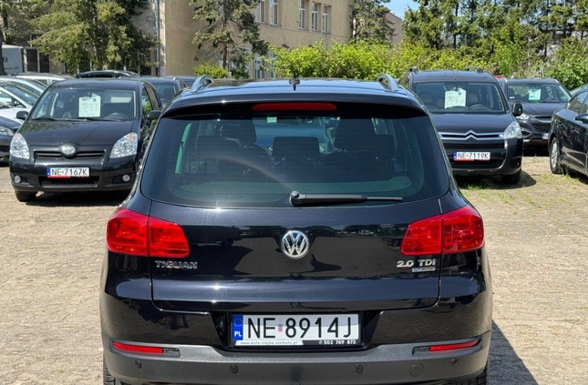 Volkswagen Tiguan cena 52000 przebieg: 250390, rok produkcji 2012 z Więcbork małe 497